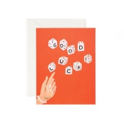 Grußkarte Lucky Dice