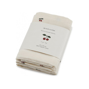 3-er Set Muslin Tücher / CHERRY