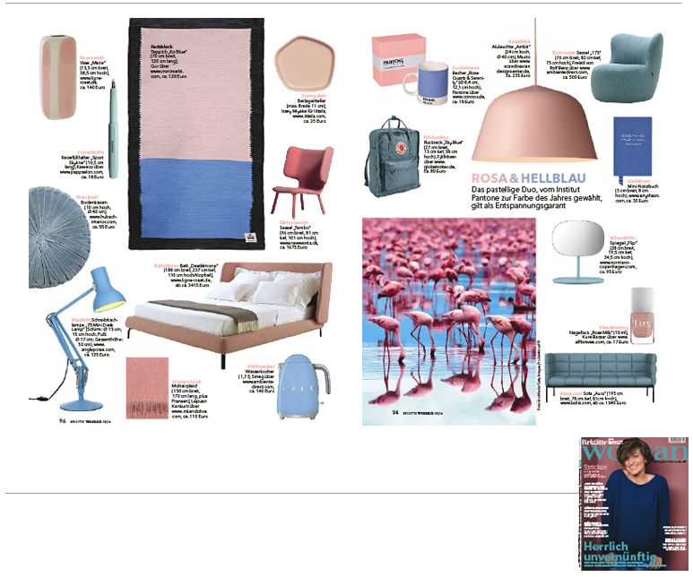 Minimarkt in der BRIGITTE WOMAN Ausgabe 5 2016
