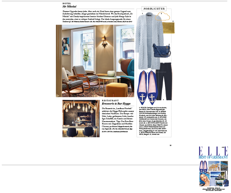 Minimarkt in der ELLE Best of Germany Ausgabe 1 2018