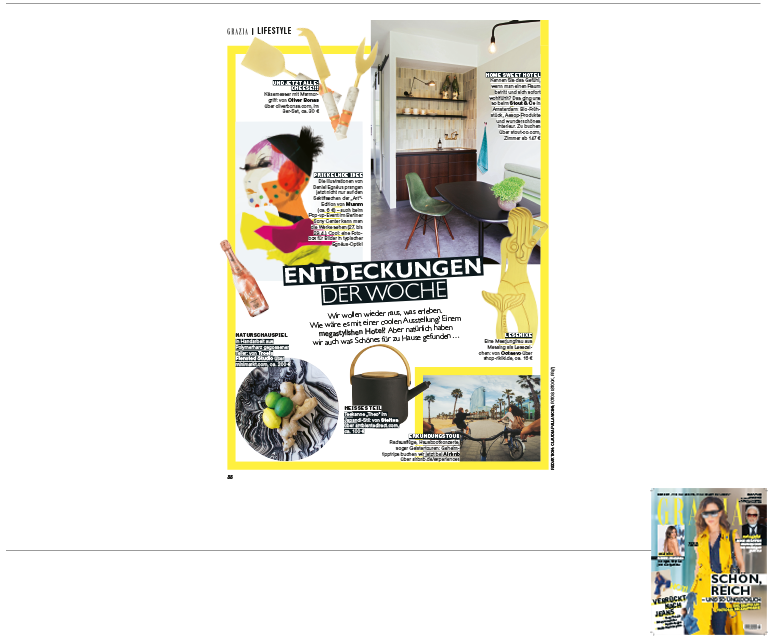 Minimarkt in der GRAZIA Ausgabe 18 2018