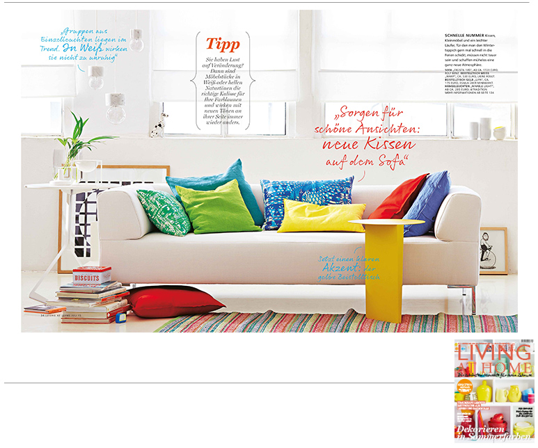 Minimarkt in der LIVING AT HOME Ausgabe 7 2015