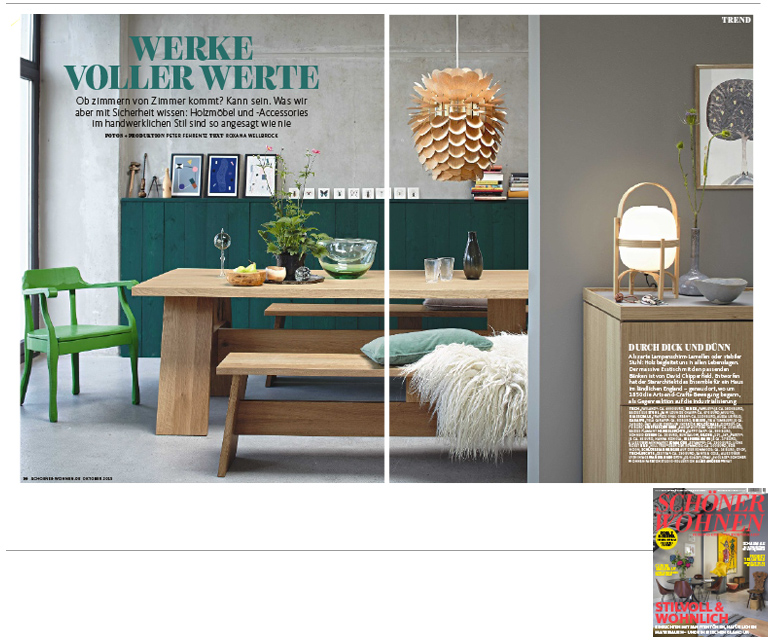 Minimarkt in der SCHNER WOHNEN Ausgabe 10 2015