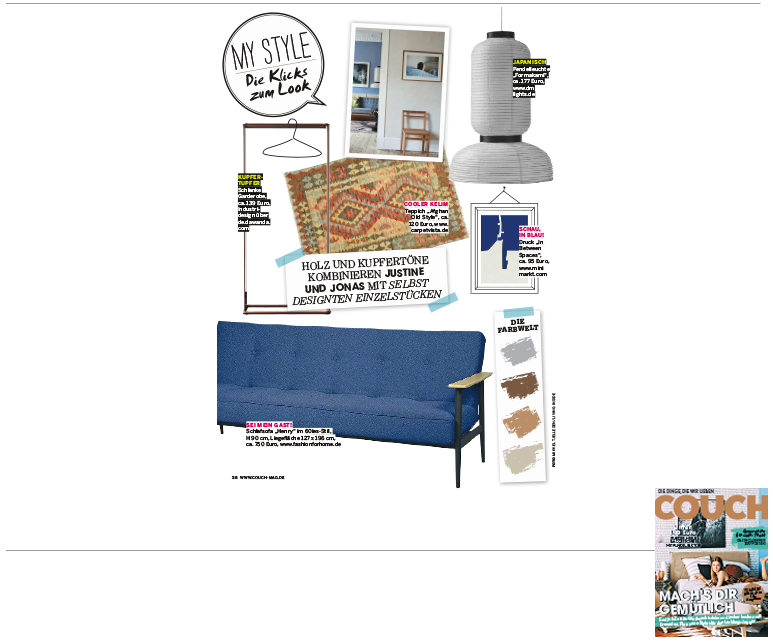 Minimarkt in der COUCH Ausgabe 01 2017