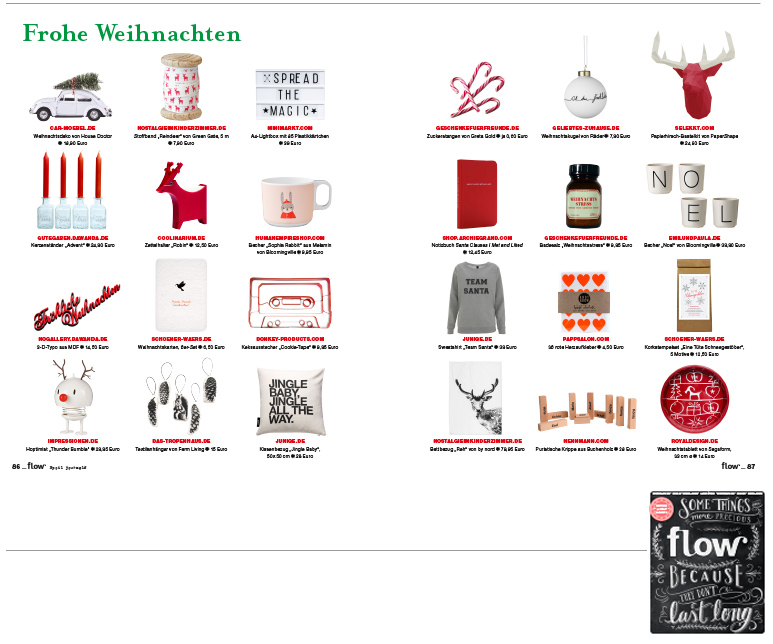 Minimarkt in der FLOW Ausgabe Winter 2015