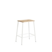 ADAM Stool 50 / Oak & Matt White