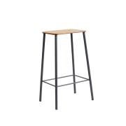 ADAM Stool 65 / Oak & Grey