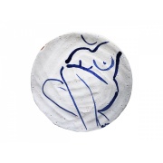 BLUE LADIES Brunch Plate No.029