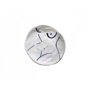 BLUE LADIES Cake Plate No.010