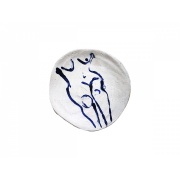 BLUE LADIES Cake Plate No.014