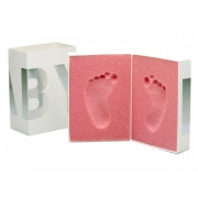 Baby Foot Print / silber