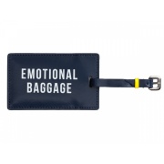 Emotional Baggage Tag / navy