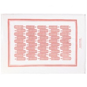 Geschirrtuch mit Muster / rosa