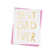 Grußkarte Best Dad Ever
