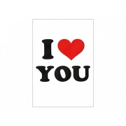 Grußkarte I Love You