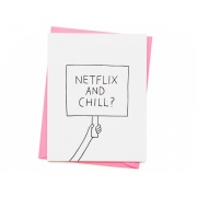 Grußkarte Netflix and Chill