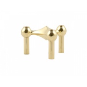 Kerzenhalter STOFF Nagel / brass