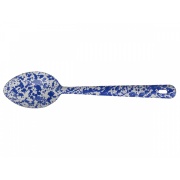 Löffel aus Emaille L / blau