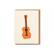 Minikarte Gitarre
