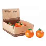 Orange aus Holz