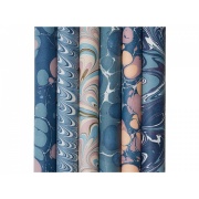 Papier Marble Blue
