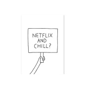 Postkarte Netflix and Chill