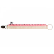Schnullerband Pompom rosa
