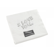 Servietten I LOVE YOU
