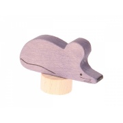 Stecker grau-lila Maus