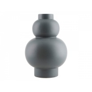 Vase BOBBLES / grau