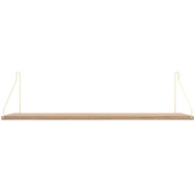 Shelf D20 W80 / White Oiled Oak