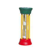 Zahnputz-Uhr / grün-rot-gelb