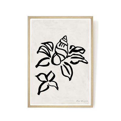 Print Shell Flower