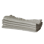Serviette LINEN / warm grey