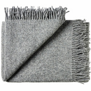 Wolldecke ATHEN / medium grey