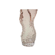 OSTREA ROCK GLASS VASE / pale pink