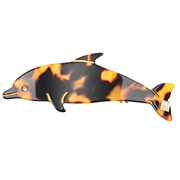 Spange Swarovski DOLPHIN / horn