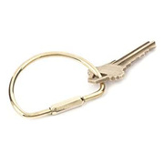 Brass Key Ring Halbkreis