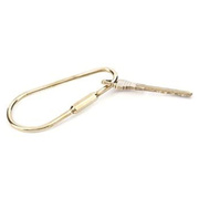 Brass Key Ring Tropfen