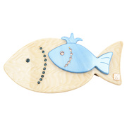 Spange FISH / ivory
