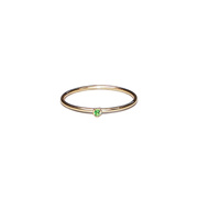Ring WIRE SOLITAIRE MINI / Tsavorite