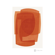 Art Print Collection // SOFT ORANGE Berit Mogensen Lopez...