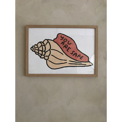 Art Print Collection // YOU ARE SAFE Carissa Potter X MINIMARKT