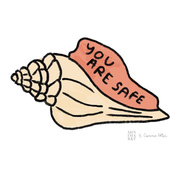 Art Print Collection // YOU ARE SAFE Carissa Potter X...