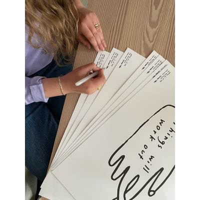 Art Print Collection // THINGS WILL WORK OUT Carissa Potter X MINIMARKT