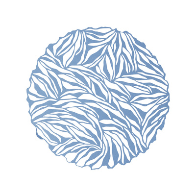 Paper Cut A4 ORGANIC CIRCLE ICE BLUE