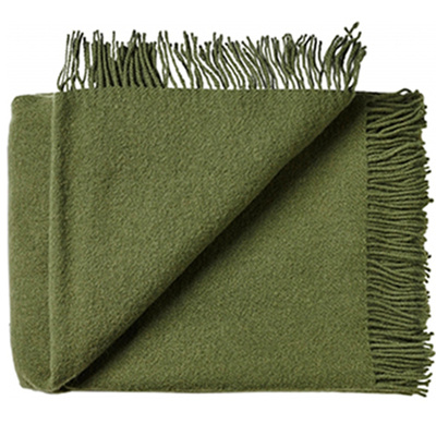 Wolldecke ATHEN / cypress green