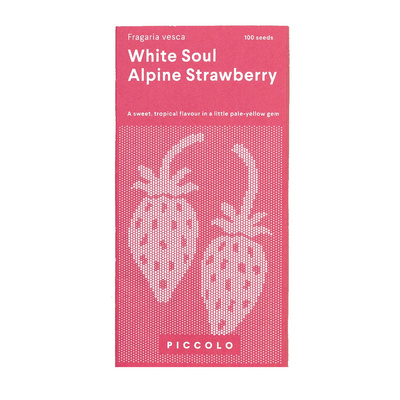Alpine Strawberry White Soul /Seeds