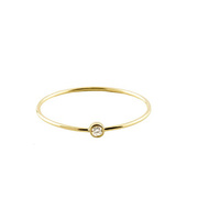 Ring SOLITAIRE white diamond