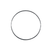 Wire Bold Bangle / silver